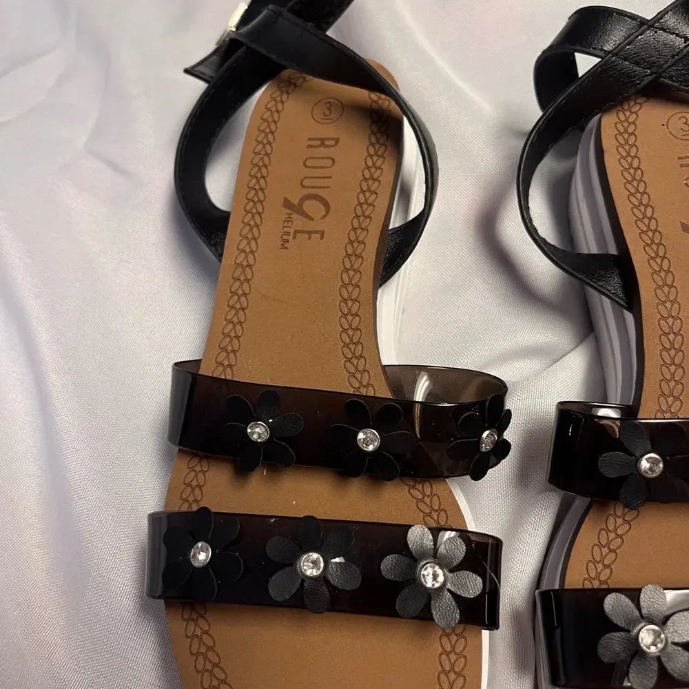Rouge Helium Black Women's‎ Sandals